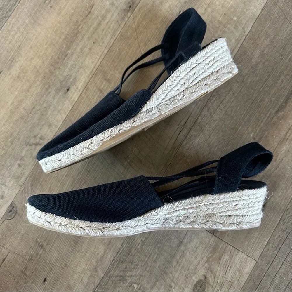 Sesto Meucci Slingback Julie Espadrille Black